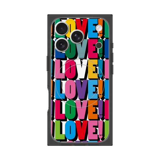 プレミアムスクエアケース with MagSafe［ LOVE!LOVE!LOVE! ］