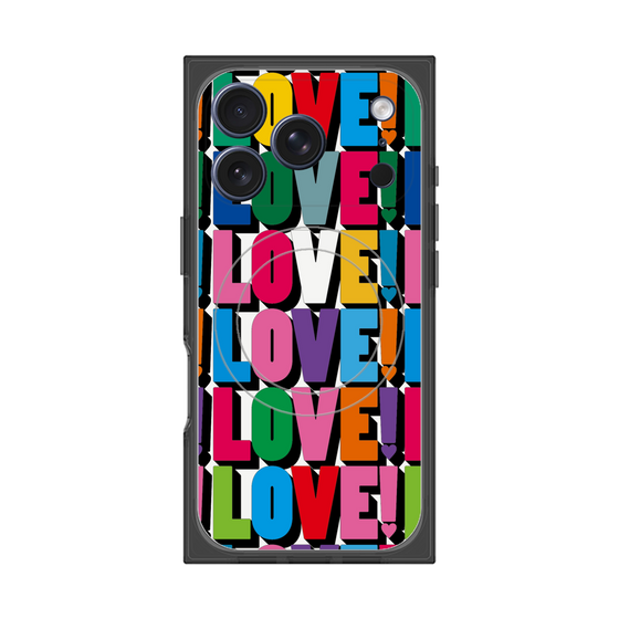 プレミアムスクエアケース with MagSafe［ LOVE!LOVE!LOVE! ］