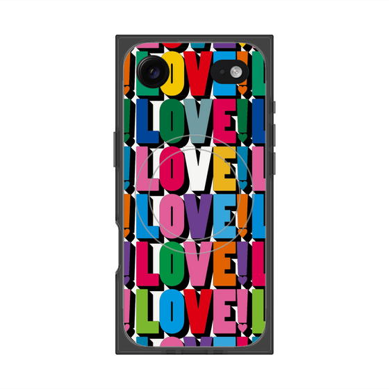 プレミアムスクエアケース with MagSafe［ LOVE!LOVE!LOVE! ］