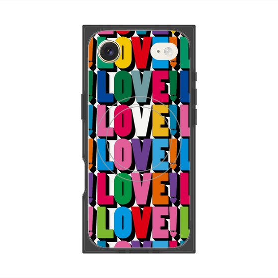プレミアムスクエアケース with MagSafe［ LOVE!LOVE!LOVE! ］