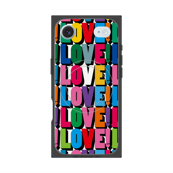 プレミアムスクエアケース with MagSafe［ LOVE!LOVE!LOVE! ］