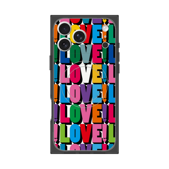 プレミアムスクエアケース with MagSafe［ LOVE!LOVE!LOVE! ］