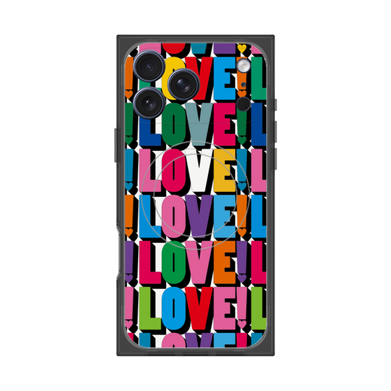 プレミアムスクエアケース with MagSafe［ LOVE!LOVE!LOVE! ］