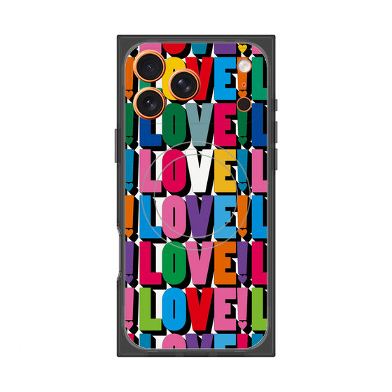 プレミアムスクエアケース with MagSafe［ LOVE!LOVE!LOVE! ］