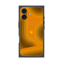 プレミアムスクエアケース with MagSafe［ CASEPLAY Winding Pattern - Orange ］