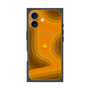 プレミアムスクエアケース with MagSafe［ CASEPLAY Winding Pattern - Orange ］