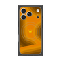 プレミアムスクエアケース with MagSafe［ CASEPLAY Winding Pattern - Orange ］
