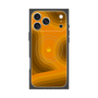 プレミアムスクエアケース with MagSafe［ CASEPLAY Winding Pattern - Orange ］
