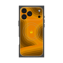 プレミアムスクエアケース with MagSafe［ CASEPLAY Winding Pattern - Orange ］