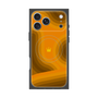 プレミアムスクエアケース with MagSafe［ CASEPLAY Winding Pattern - Orange ］
