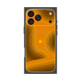 プレミアムスクエアケース with MagSafe［ CASEPLAY Winding Pattern - Orange ］
