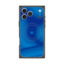 プレミアムスクエアケース with MagSafe［ CASEPLAY Winding Pattern - Blue ］