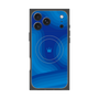 プレミアムスクエアケース with MagSafe［ CASEPLAY Winding Pattern - Blue ］