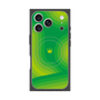 プレミアムスクエアケース with MagSafe［ CASEPLAY Winding Pattern - Green ］
