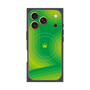 プレミアムスクエアケース with MagSafe［ CASEPLAY Winding Pattern - Green ］
