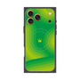 プレミアムスクエアケース with MagSafe［ CASEPLAY Winding Pattern - Green ］