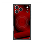 プレミアムスクエアケース with MagSafe［ CASEPLAY Winding Pattern - Red ］