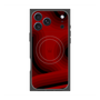プレミアムスクエアケース with MagSafe［ CASEPLAY Winding Pattern - Red ］