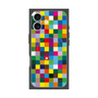 プレミアムスクエアケース with MagSafe［ CASEPLAY Rainbow Check ］