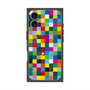 プレミアムスクエアケース with MagSafe［ CASEPLAY Rainbow Check ］