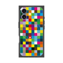 プレミアムスクエアケース with MagSafe［ CASEPLAY Rainbow Check ］