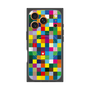 プレミアムスクエアケース with MagSafe［ CASEPLAY Rainbow Check ］