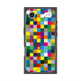 プレミアムスクエアケース with MagSafe［ CASEPLAY Rainbow Check ］