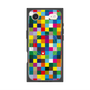 プレミアムスクエアケース with MagSafe［ CASEPLAY Rainbow Check ］