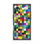 プレミアムスクエアケース with MagSafe［ CASEPLAY Rainbow Check ］