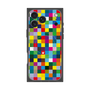 プレミアムスクエアケース with MagSafe［ CASEPLAY Rainbow Check ］