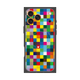 プレミアムスクエアケース with MagSafe［ CASEPLAY Rainbow Check ］
