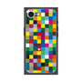プレミアムスクエアケース with MagSafe［ CASEPLAY Rainbow Check ］