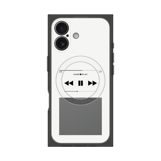 プレミアムスクエアケース with MagSafe［ Music Player ］