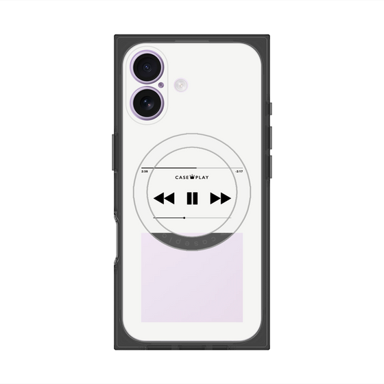 プレミアムスクエアケース with MagSafe［ Music Player ］