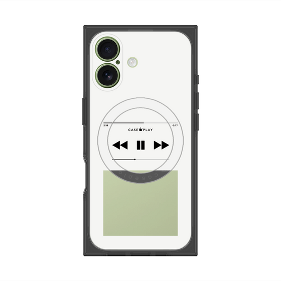 プレミアムスクエアケース with MagSafe［ Music Player ］