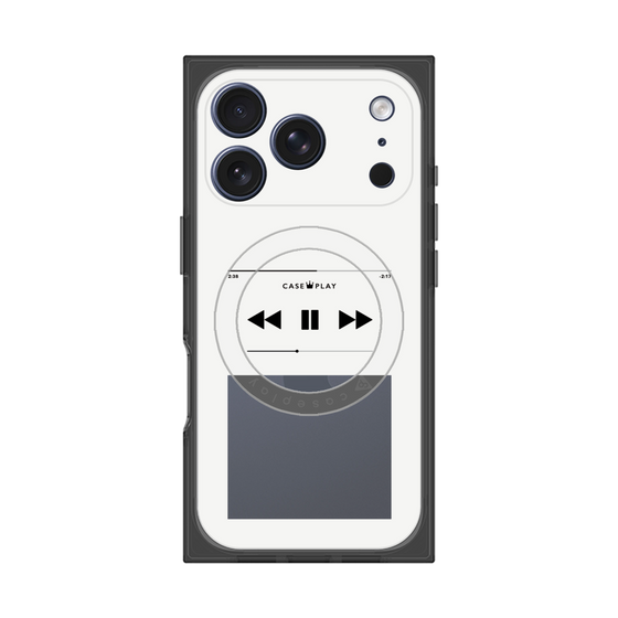 プレミアムスクエアケース with MagSafe［ Music Player ］