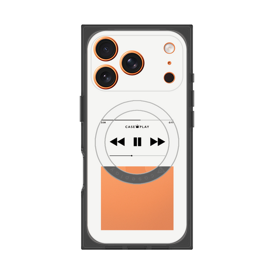 プレミアムスクエアケース with MagSafe［ Music Player ］