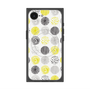 プレミアムスクエアケース with MagSafe［ Nordic Circle - Yellow ］