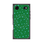 プレミアムスクエアケース with MagSafe［ Drawing Dot - Green ］