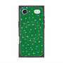 プレミアムスクエアケース with MagSafe［ Drawing Dot - Green ］