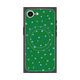 プレミアムスクエアケース with MagSafe［ Drawing Dot - Green ］