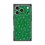 プレミアムスクエアケース with MagSafe［ Drawing Dot - Green ］