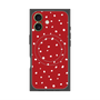 プレミアムスクエアケース with MagSafe［ Drawing Dot - Red ］
