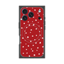 プレミアムスクエアケース with MagSafe［ Drawing Dot - Red ］