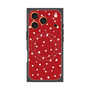 プレミアムスクエアケース with MagSafe［ Drawing Dot - Red ］