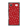 プレミアムスクエアケース with MagSafe［ Drawing Dot - Red ］
