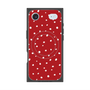 プレミアムスクエアケース with MagSafe［ Drawing Dot - Red ］