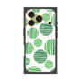 プレミアムスクエアケース with MagSafe［ Nordic Dot - Green ］