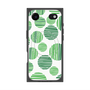 プレミアムスクエアケース with MagSafe［ Nordic Dot - Green ］