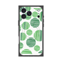 プレミアムスクエアケース with MagSafe［ Nordic Dot - Green ］